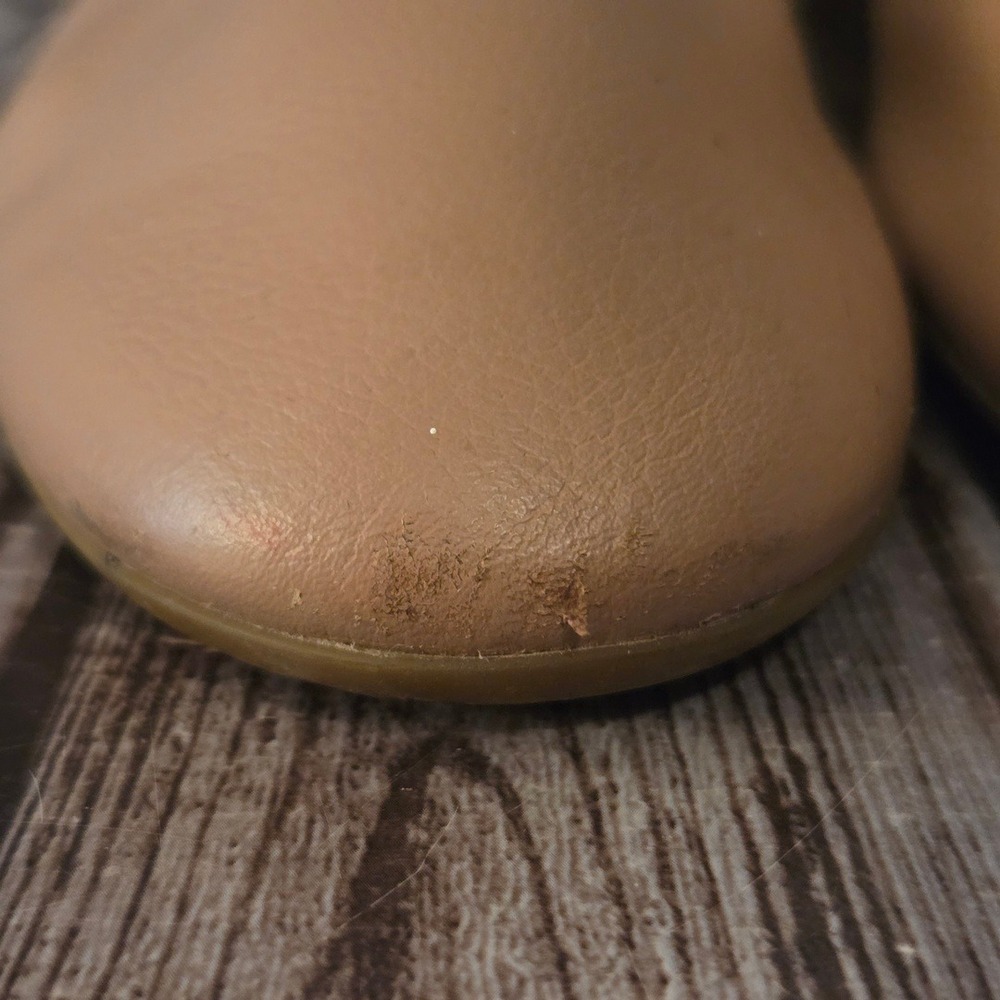 Sz 7 Womens Everlane The Day Glove Tan Leather Comfort Ballet Flats Shoes Good - Picture 4 of 11